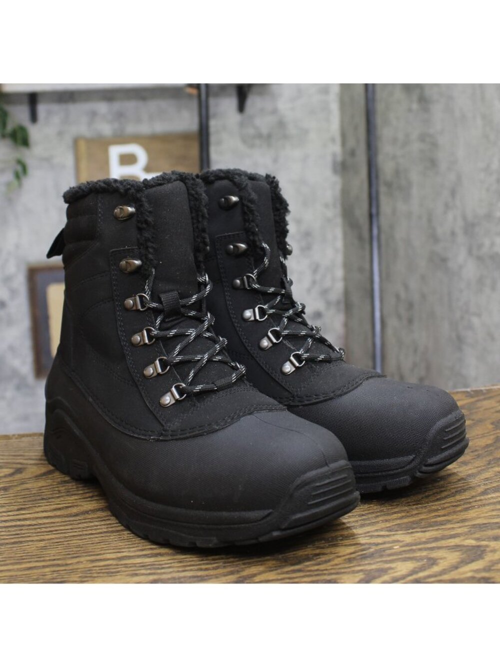 All In Motion Blaise Snow Boots Lace Up Winter 94637763 Black 10